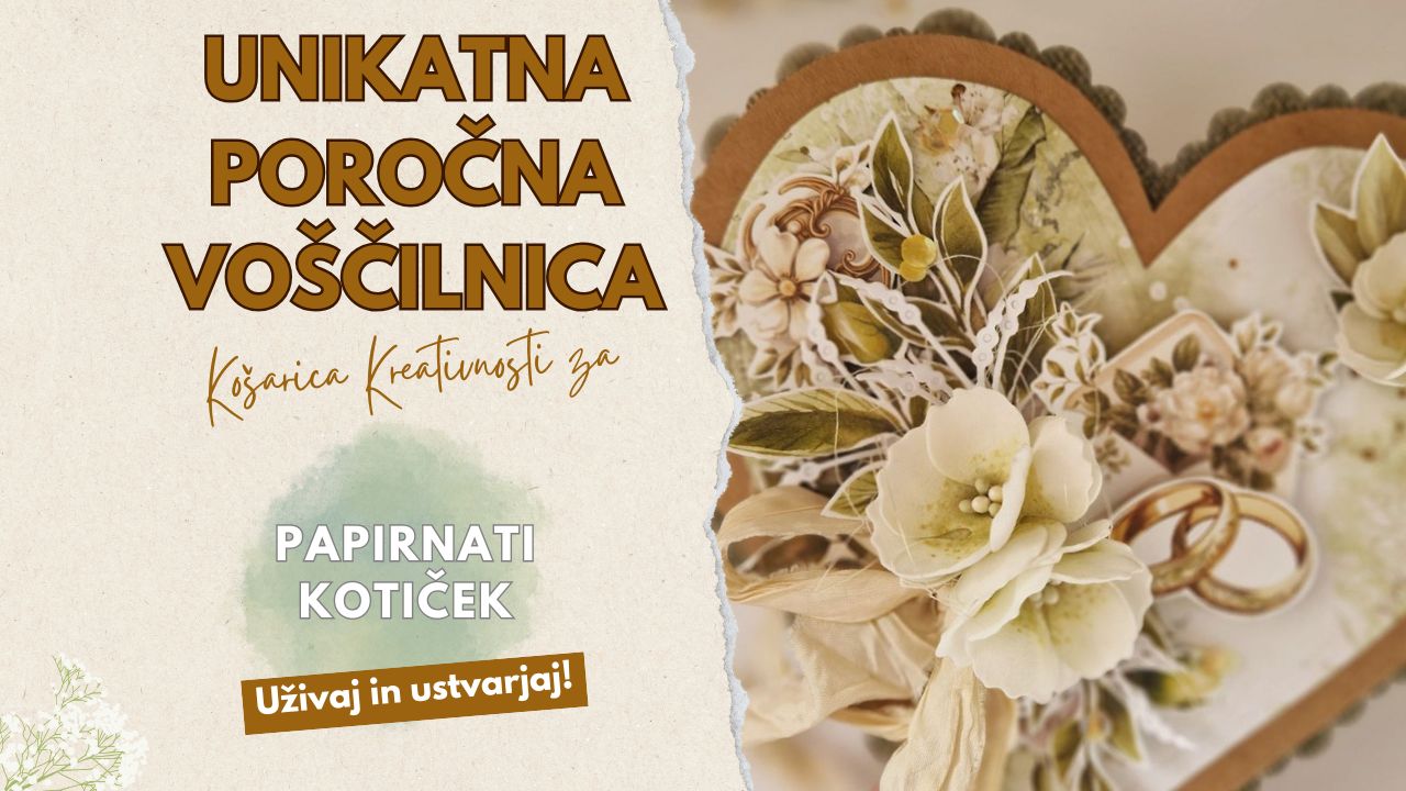 Unikatna poročna voščilnica ✨